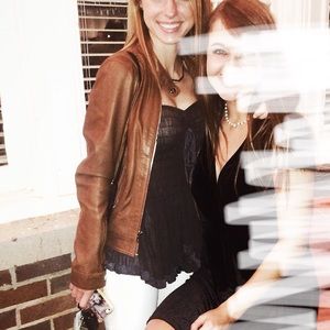 Black strapless top FP